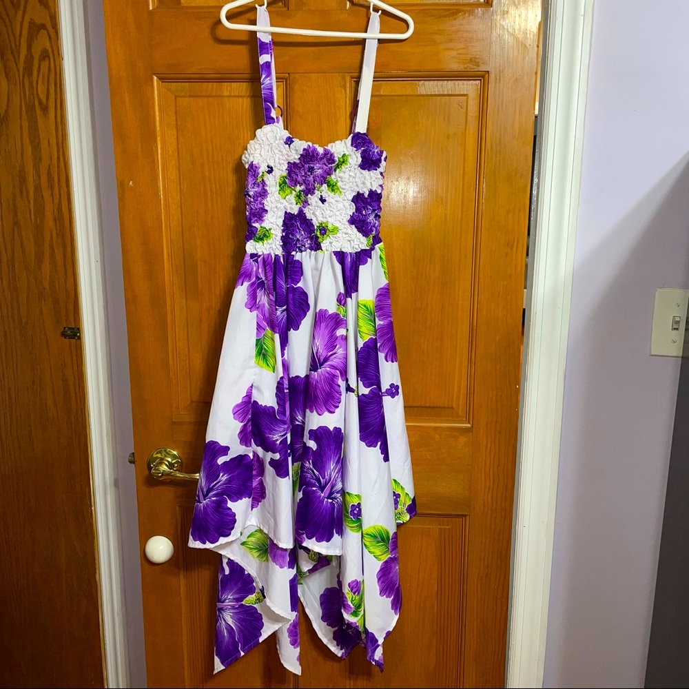 Floral Print A-Line Dress